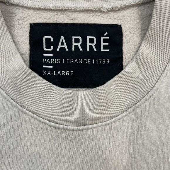 Carre Mens Size XXL Monte Carlo Crewneck Tan Sweatshirt - Picture 5 of 5